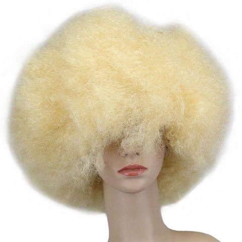 Afro vermomming pruik