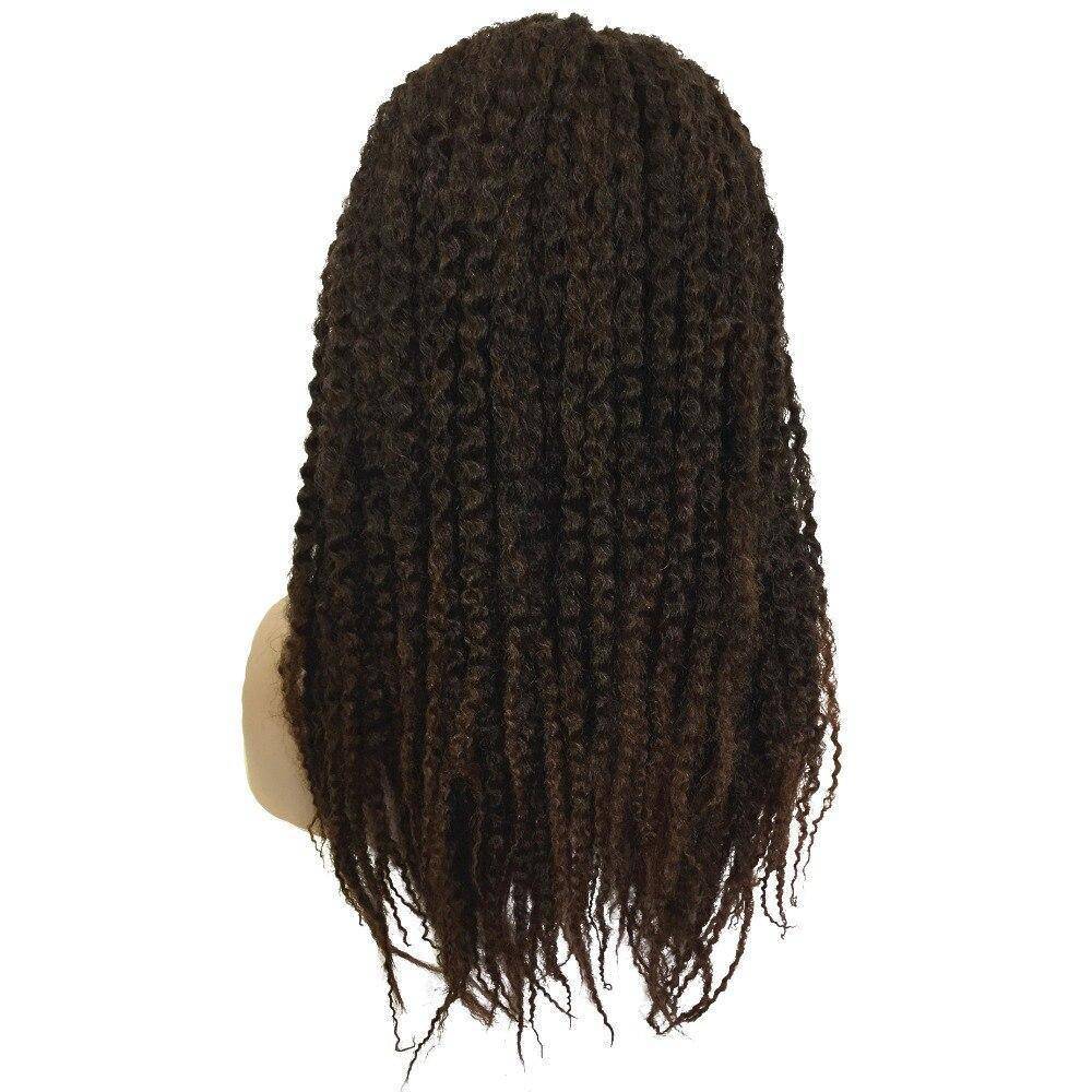 Afro vlechten pruik