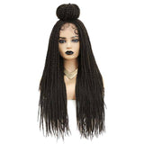 Afro vlecht pruik | Perruque-Club