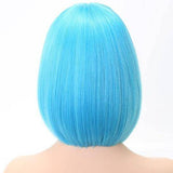 Korte Blauwe Pruik