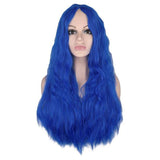 Vrouw Blauwe Pruik | Perruque-Club