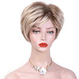 Korte Blonde Pruik Vermomming | Perruque-Club