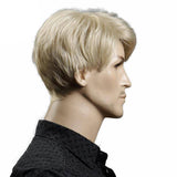 Korte Blonde Herenpruik | Perruque-Club