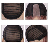 Lange gladde blonde pruik | Perruque-Club