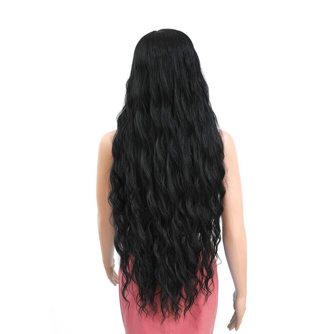Zwart Wortel Blond Pruik