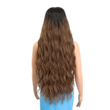 Zwart Wortel Blond Pruik