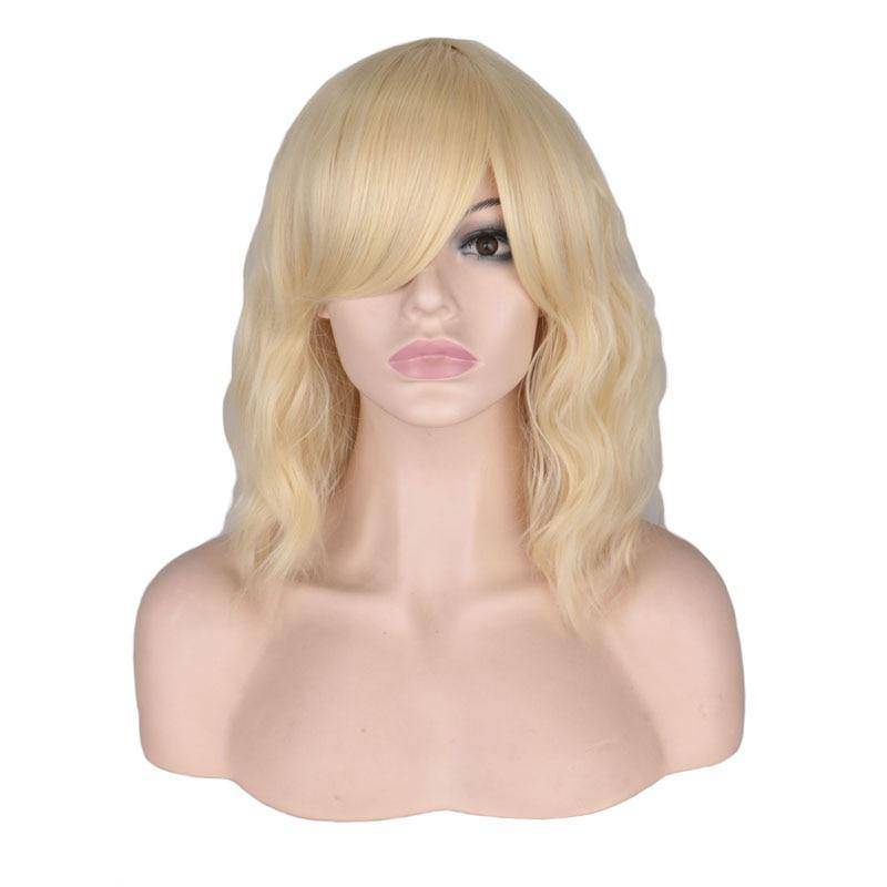 Blonde Franje Pruik | Perruque-Club