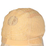 Blonde Vierkante Franje Pruik | Perruque-Club