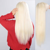 Vrouw Blonde Pruik | Perruque-Club