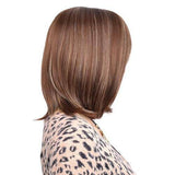 Bruine vierkante pruik | Perruque-Club