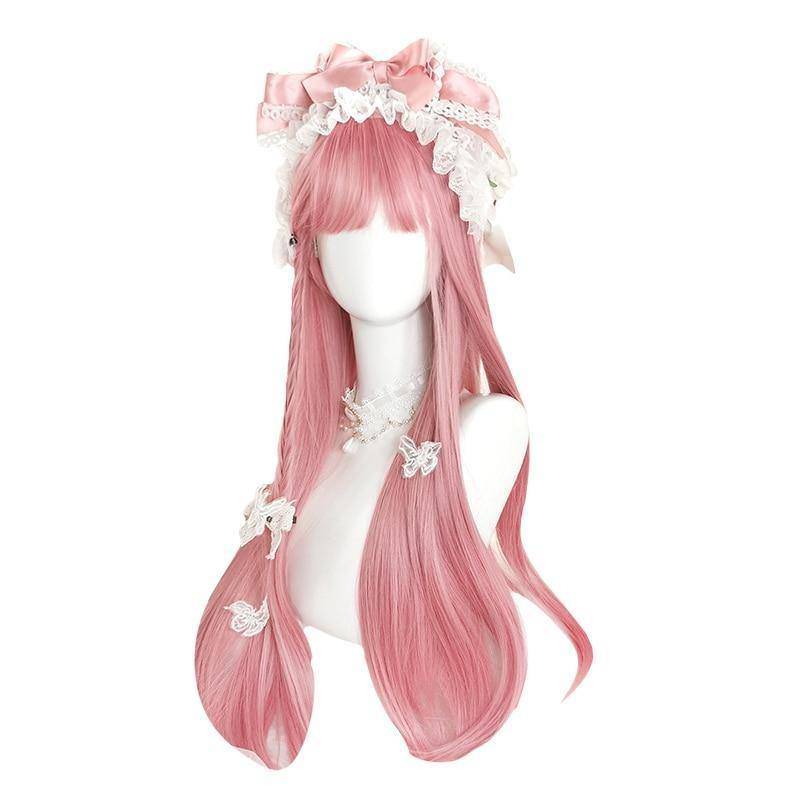 Roze Cosplay Pruik