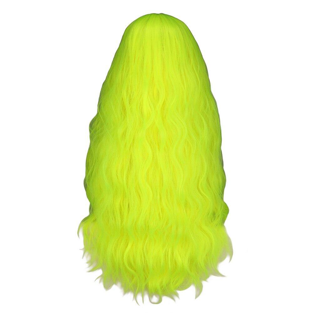 Fluorescerende Gele Pruik | Perruque-Club
