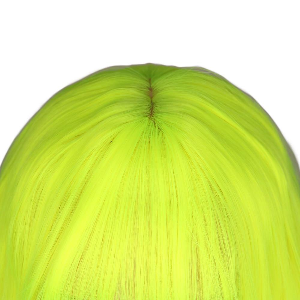 Fluorescerende Gele Pruik | Perruque-Club