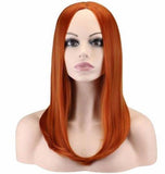 Slanke rode pruik