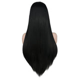 Zwarte gladde pruik | Perruque-Club