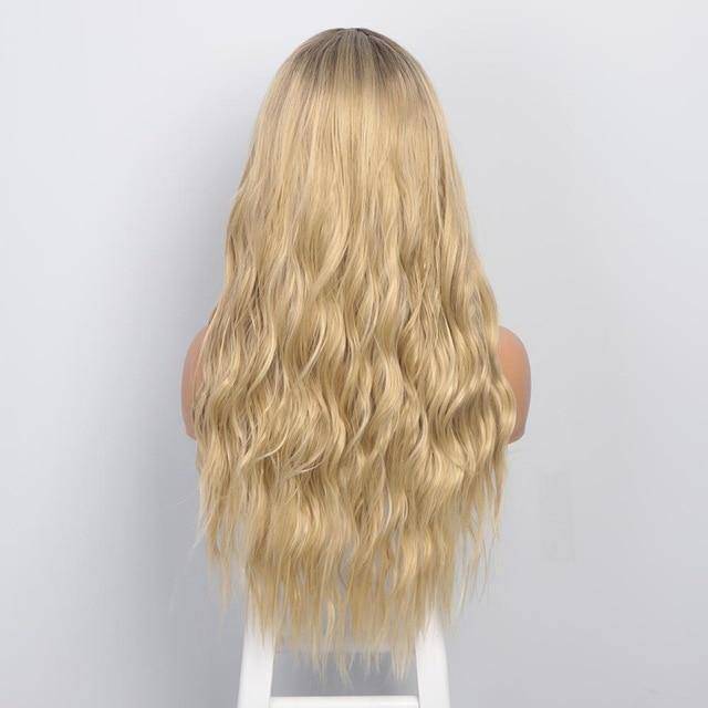 Grijs Blonde Pruik