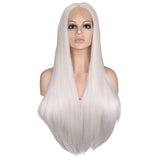 Damespruik grijs haar