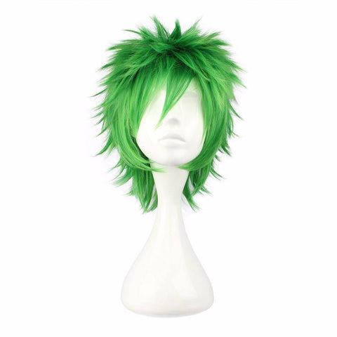 Groene mannenpruik