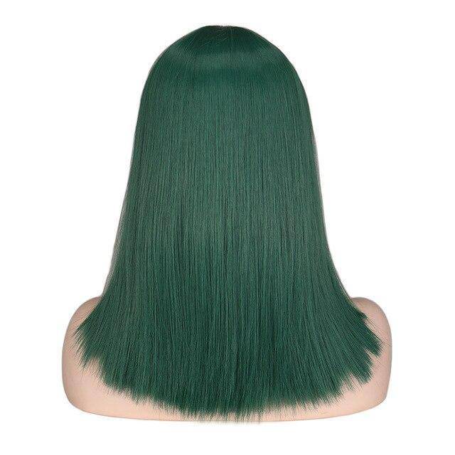 Groene vrouw pruik