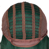 Groene vrouw pruik