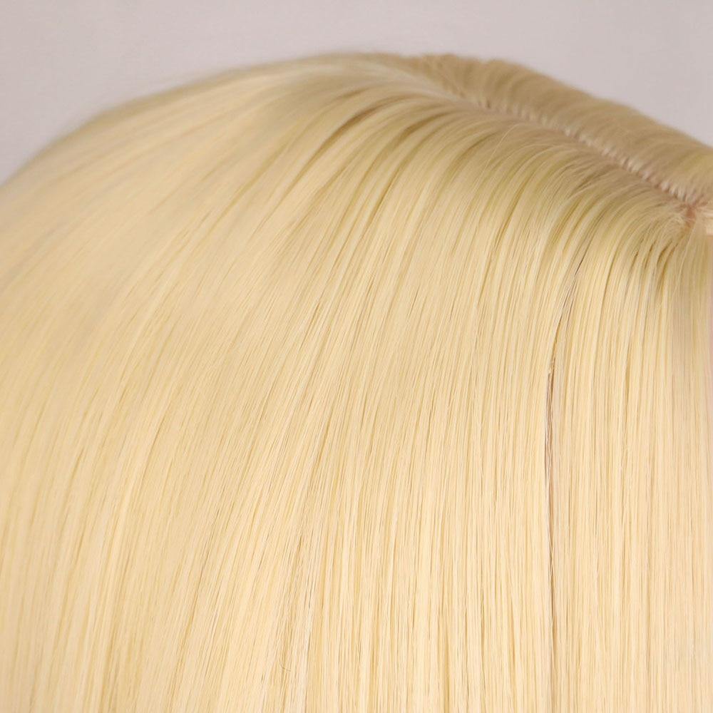 Halflange Blonde Pruik | Perruque-Club