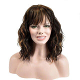 Halflange Bruine Pruik | Perruque-Club