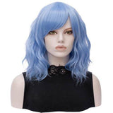 Halflang golvende pruik