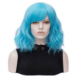 Blauwe Pruik Vermomming