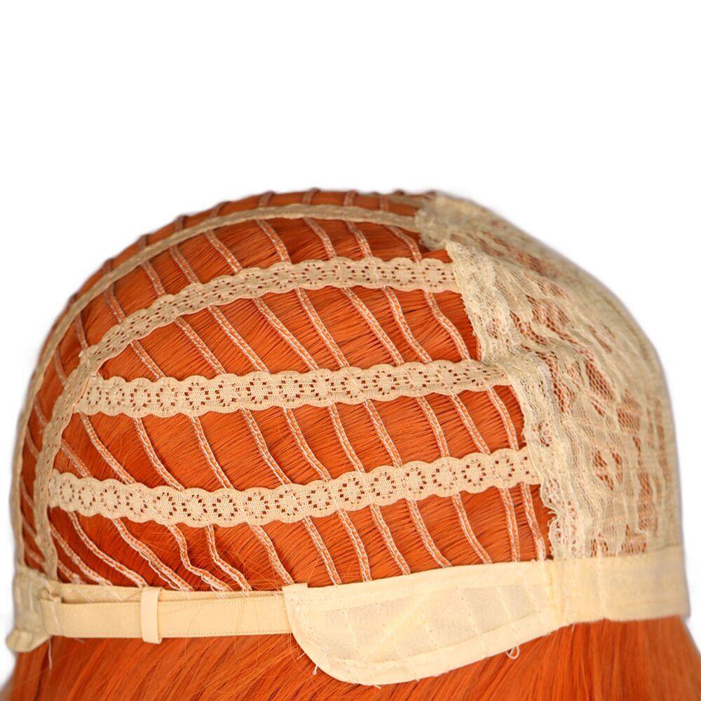 Rode kleur pruik
