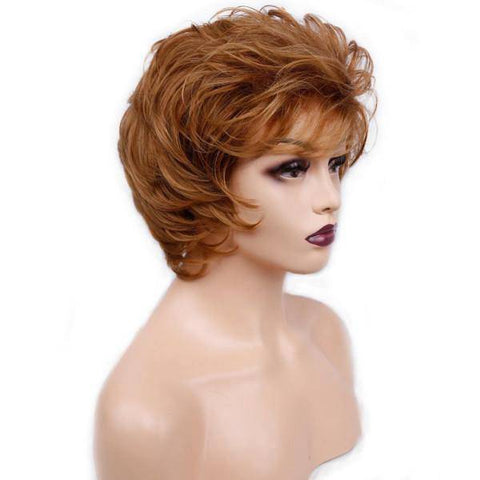 Korte brunette pruik | Perruque-Club