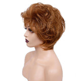 Korte brunette pruik | Perruque-Club