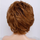 Korte brunette pruik | Perruque-Club