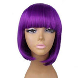 A18 kort wit haar pruik