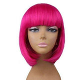 A18 kort wit haar pruik