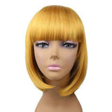 A18 kort wit haar pruik