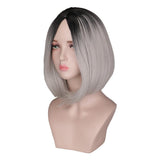 Korte grijze damespruik | Perruque-Club