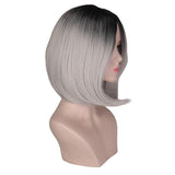 Korte grijze damespruik | Perruque-Club
