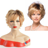 Grijze pruik kort haar | Perruque-Club