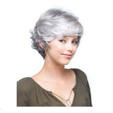 Grijze pruik kort haar | Perruque-Club