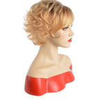 Grijze pruik kort haar | Perruque-Club