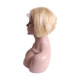 Korte pruik natuurlijk haar