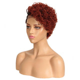 Korte pruik natuurlijk haar