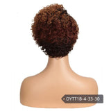 Korte pruik natuurlijk haar