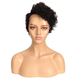Korte pruik natuurlijk haar