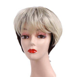 Korte Blonde Pruik | Perruque-Club