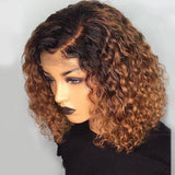 Pruik met krullend haar