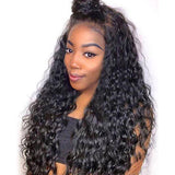 Natuurlijke krullende pruik