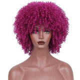 Afro krullende pruik