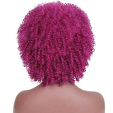 Afro krullende pruik