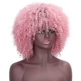 Afro krullende pruik